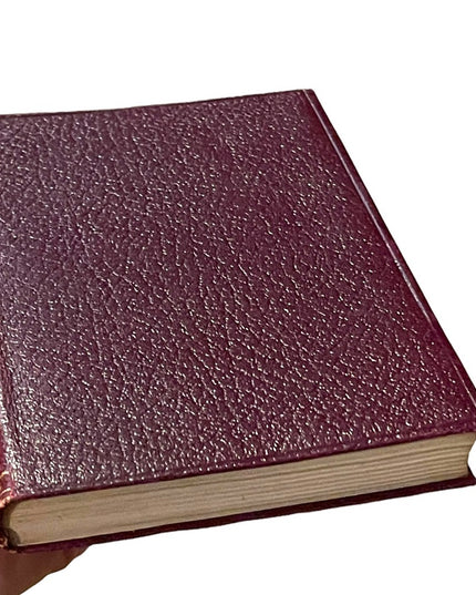 Antique Collins 1920 UK red leather Treasure Island RL Stevenson VG book