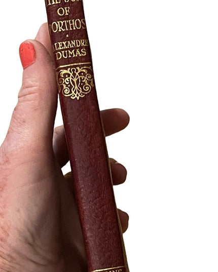 Antique Collins UK Red Leather The Son Of Porthos Alexander Dumas Book 1920
