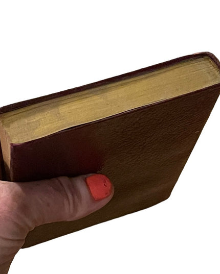 Antique Collins UK Red Leather The Son Of Porthos Alexander Dumas Book 1920