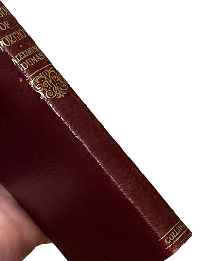 Antique Collins UK Red Leather The Son Of Porthos Alexander Dumas Book 1920
