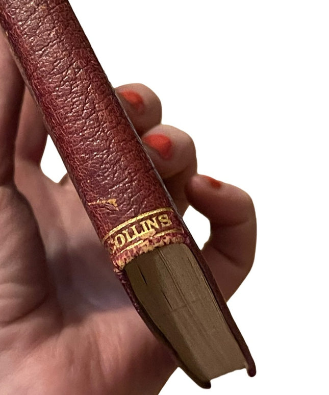Antique Collins UK 1920 Red leather KIPPS HG Wells Book
