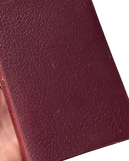 Antique Collins UK 1920 Red leather KIPPS HG Wells Book
