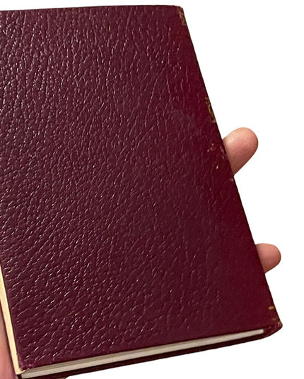 Antique Collins UK 1920 Red leather KIPPS HG Wells Book