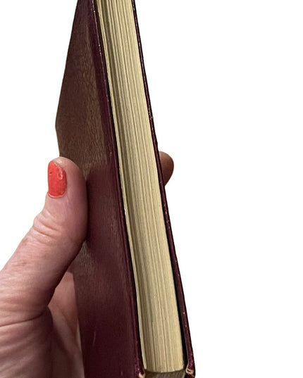 Antique Collins UK 1920 Red leather KIPPS HG Wells Book