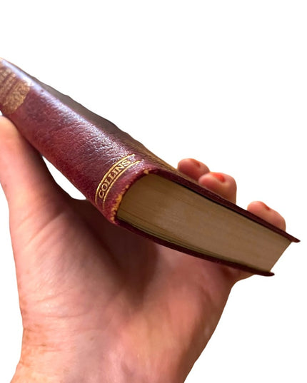 Antique Collins UK 1920 Red Leather Louise De La Valliere Alexander Dumas Book
