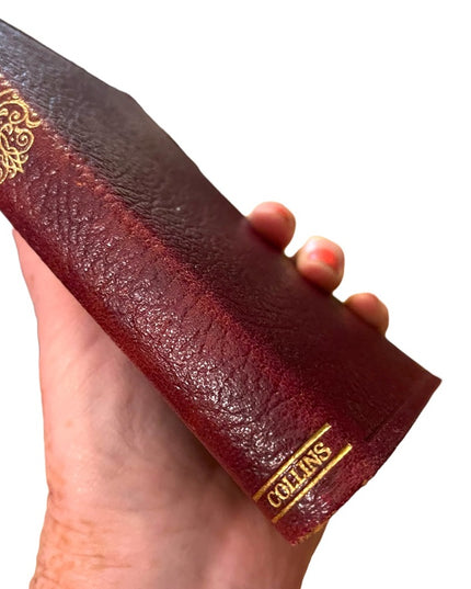 Antique Collins UK 1920 Red Leather Louise De La Valliere Alexander Dumas Book