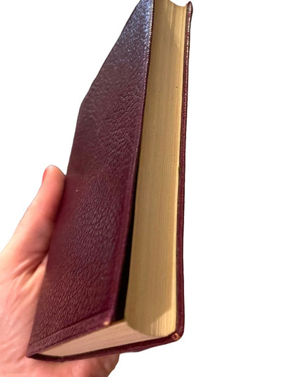 Antique Collins UK 1920 Red Leather Louise De La Valliere Alexander Dumas Book