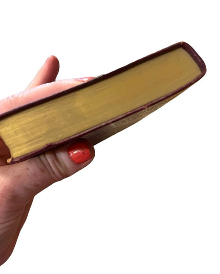 Antique Collins UK 1920 Red Leather Louise De La Valliere Alexander Dumas Book