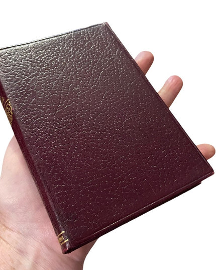 Antique UK Collins Red Leather 1920 Cranford MRS Gaskell Book gold lettering