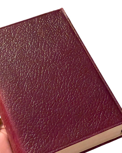 Antique UK Collins Red Leather 1920 David Copperfield Charles Dickens gold let