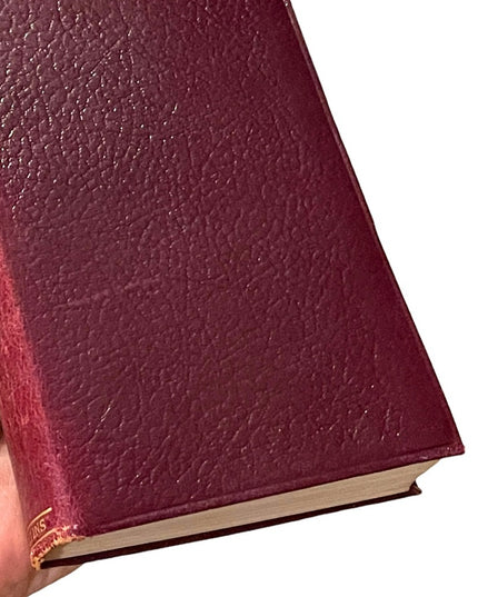 Antique  UK Collins Red Leather The Man In The Iron Mask Alexander Dumas Book
