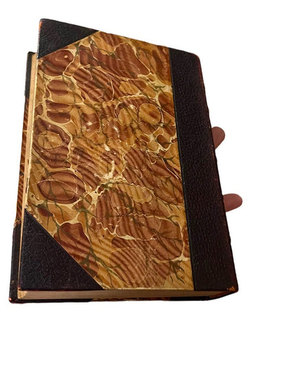 Antique 1885 G Routledge Brown Leather The Pickwick Papers Dickens gold gilt