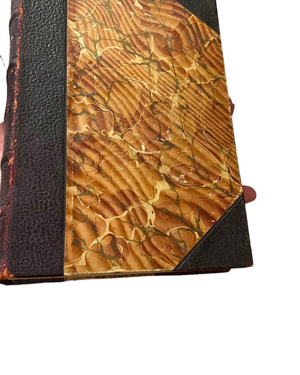 Antique 1885 G Routledge Brown Leather The Pickwick Papers Dickens gold gilt