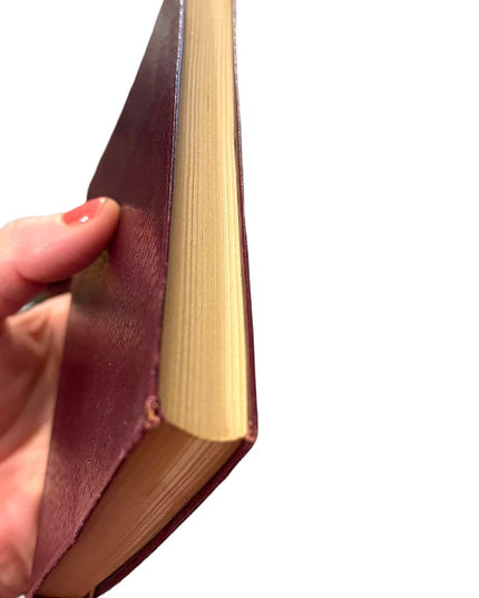 Antique 1920 Collins UK Book Red Leather The Innocent Abroad Mark Twain gold let
