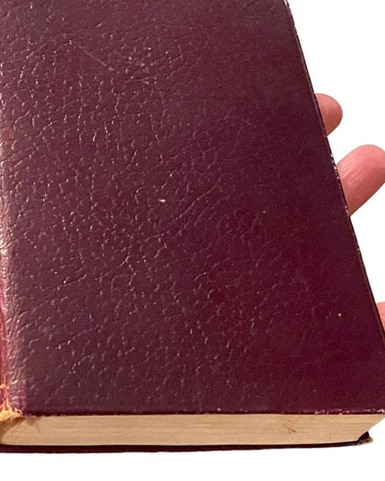 Antique 1920 UK Collins Red Leather Book Oliver Twist Charles Dickens Gold let