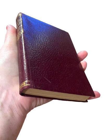 Antique Collims UK Red Leather 1920 The Countess De Charney Alexander Dumas Book