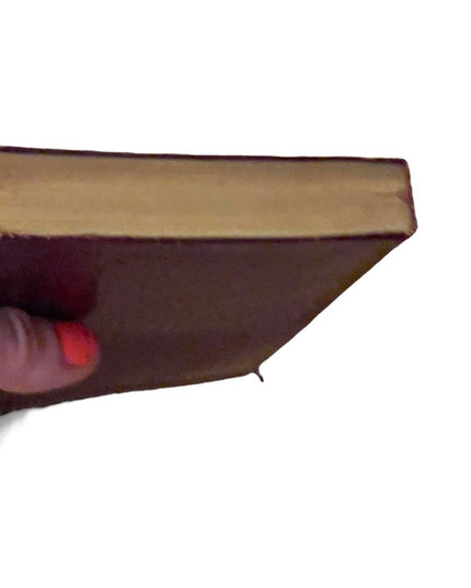 Antique Collins UK 1920 Red Leather Book Tale of Two Cities Charles Dickens Gold