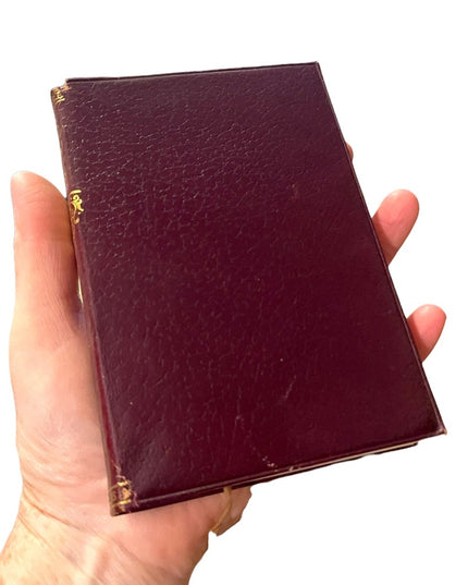 Antique 1920 Red Leather UK Collins Our Mutual Friend Vol 2 Charles Dickens gold