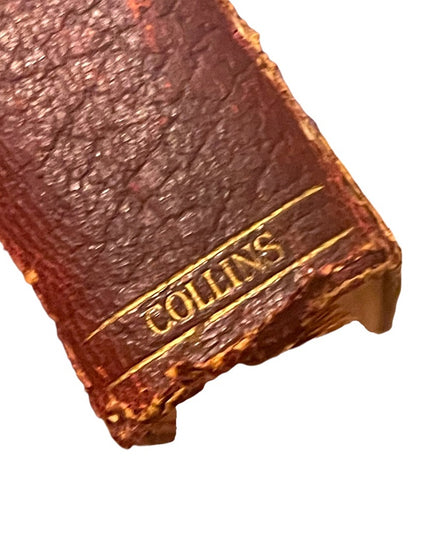 Antique 1920 UK Collins Red leather book The Pickwick Papers Charles Dickens