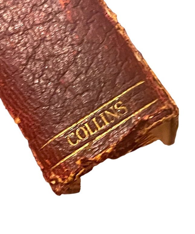 Antique 1920 UK Collins Red leather book The Pickwick Papers Charles Dickens