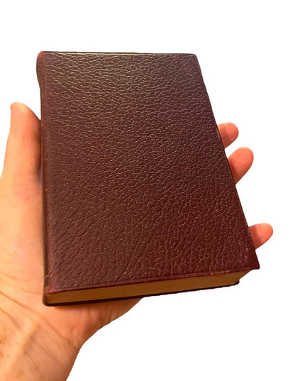 Antique 1920 Collins UK Red Leather Little Dorrit Charles Dickens Gold Letter