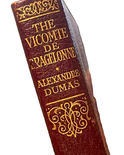 Antique 1908 THE VICOMTE DE BRAGELONNE by Alexandre Dumas-- VERY RARE--635 Pages