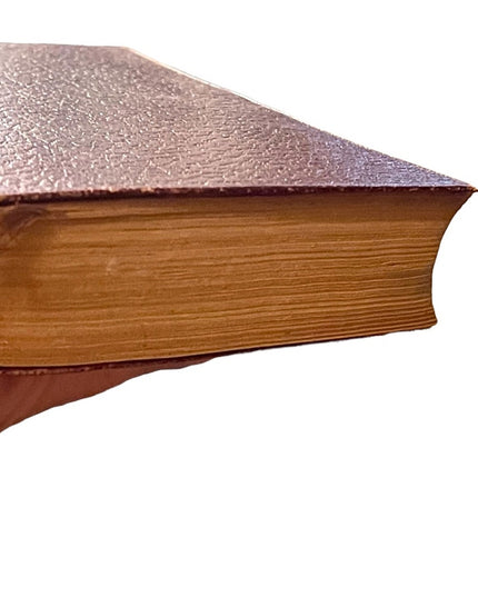 Antique 1908 UK Collins Red Leather book Nicholas Nickelby Charles Dickens RARE