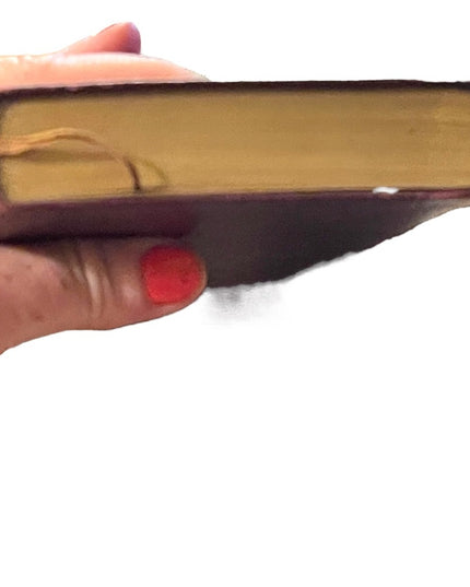 Antique 1920 Collins UK Red Leather Book Sketches By BOZ Charles Dickens gold