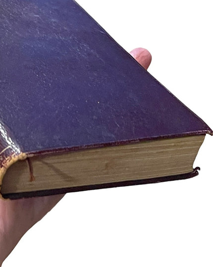 Antique 1920 Collins UK Red Leather book Lorna Doone RD Blackmore Gold letter