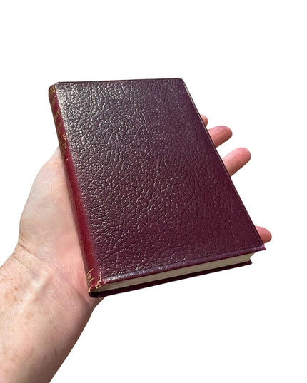 Antique 1920 Collins Red Leather Book The Heart of Midlothian Sir Walter Scott