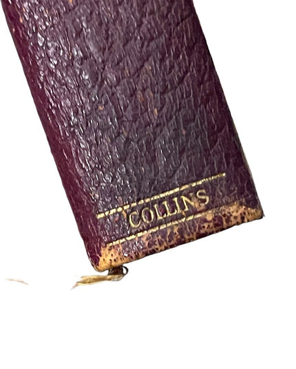 Antique Collins UK 1920 Red Leather book Bleak House Charles Dickens Gold Letter