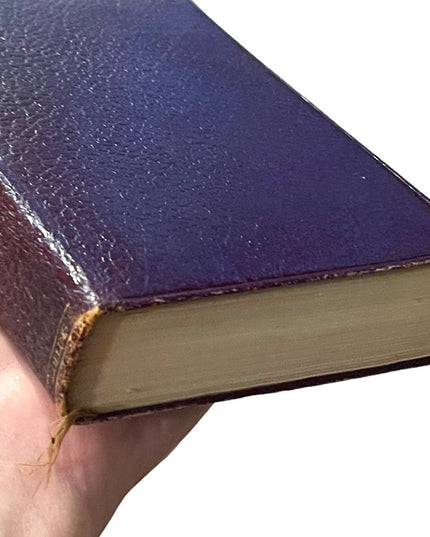 Antique Collins UK 1920 Red Leather book Bleak House Charles Dickens Gold Letter