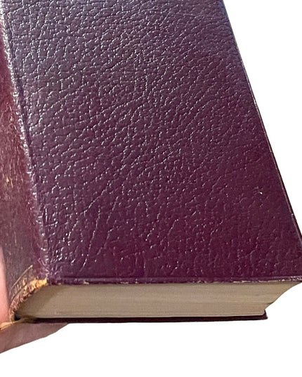 Antique Collins UK 1920 Red Leather book Bleak House Charles Dickens Gold Letter