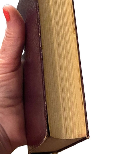 Antique Collins UK 1920 Red Leather book Bleak House Charles Dickens Gold Letter