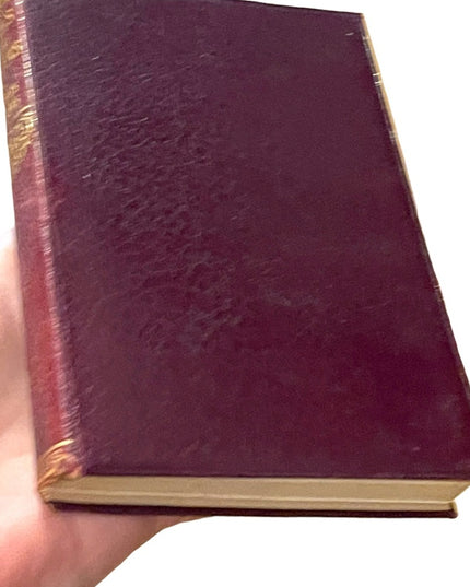 Antique 1920 Collins UK Red Leather Book Stories And Sketches Charles Dickens