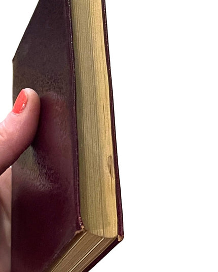 Antique 1920 Collins UK Red Leather Book Stories And Sketches Charles Dickens
