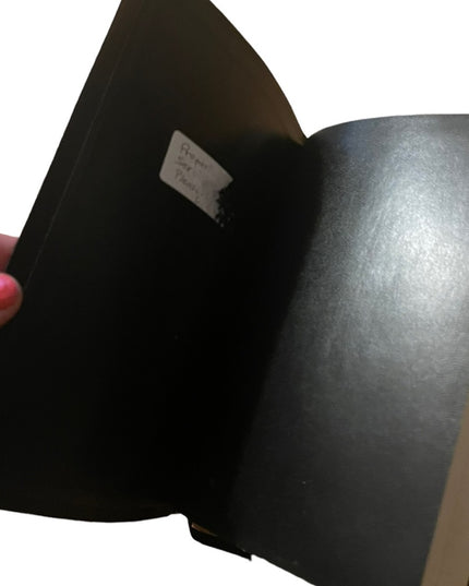 King James Black leather cover bible 1990 Giant Print version