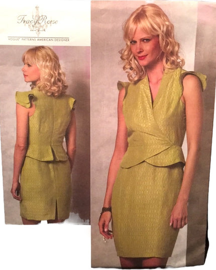 Vogue dress sewing pattern UNCUT Tracy Reese