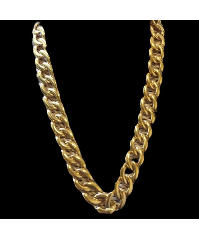 Vintage 1980s Chunky gold Napier Necklace link