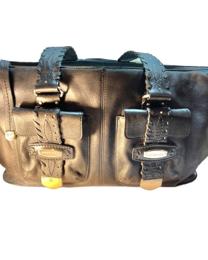 Large Black Leather MK shoulder Bag Very nice Michael Kors purse