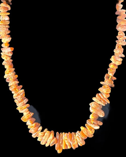 Vintage large Baltic honey amber necklace