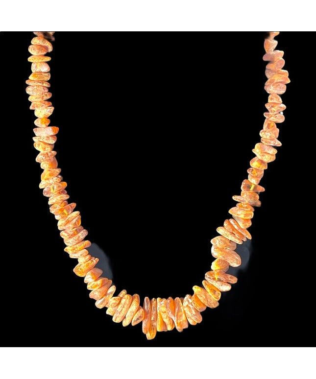 Vintage large Baltic honey amber necklace