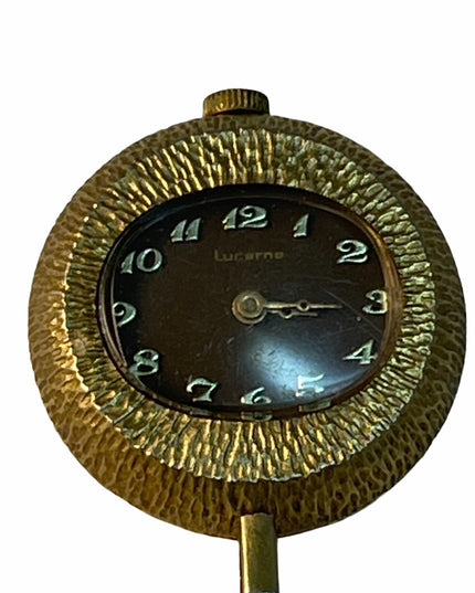 Vintage C1950s Lucerne Gold necklace pendant watch