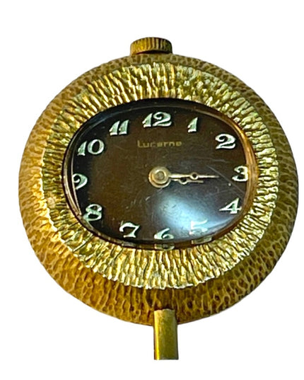 Vintage C1950s Lucerne Gold necklace pendant watch