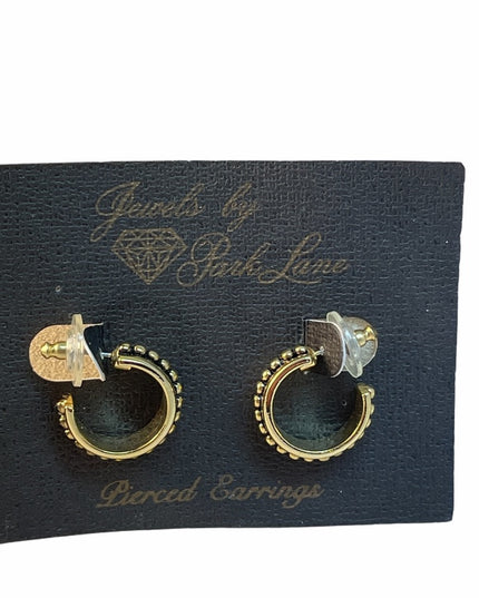 VTG C1980s Park Lane gold tone earrings NWT hoops