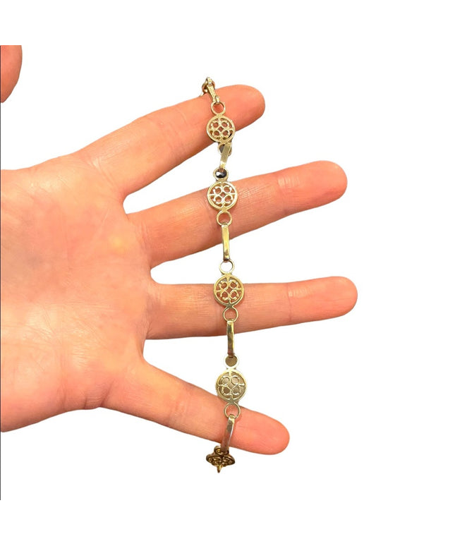 Vintage Sterling Silver 925 Saint Magnus bracelet - Ola Gorie European