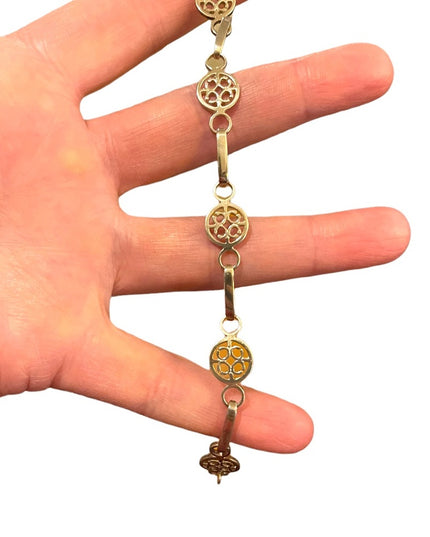 Vintage Sterling Silver 925 Saint Magnus bracelet - Ola Gorie European
