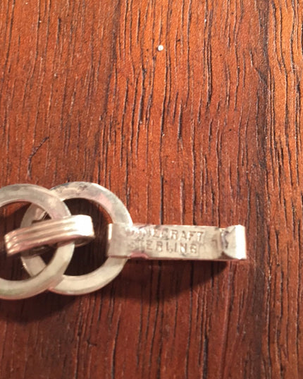 Vintage 1960s Sterling silver 925 1950s Danecraft 4 leaf Irish Clover Br…