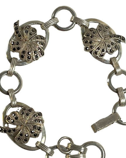 Vintage 1960s Sterling silver 925 1950s Danecraft 4 leaf Irish Clover Br…