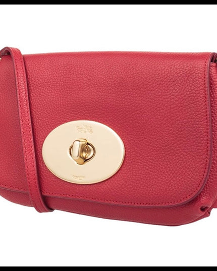 NEW Coach F52896 Crossbody Shoulder Bag RED Leather